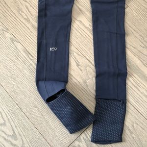 Splits59 navy anti slip performance stirrup tights